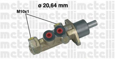 METELLI 050242 -  Главный тормозной цилиндр