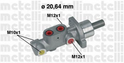 METELLI 050296 -  Главный тормозной цилиндр