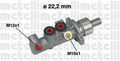 METELLI 050309 -  Главный тормозной цилиндр