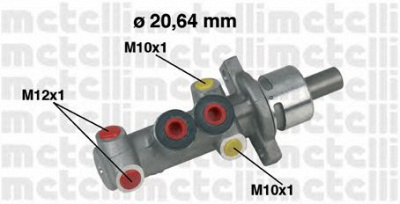 METELLI 050319 -  Главный тормозной цилиндр
