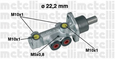 METELLI 050353 -  Главный тормозной цилиндр