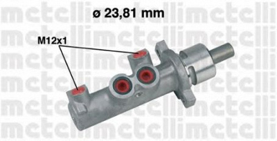 METELLI 050366 -  Главный тормозной цилиндр