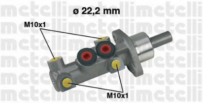 METELLI 050390 -  Главный тормозной цилиндр
