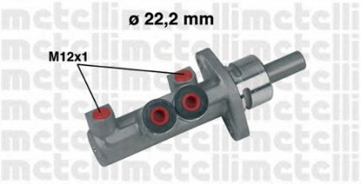 METELLI 050403 -  Главный тормозной цилиндр