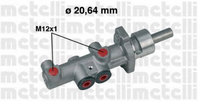 METELLI 050404 -  Главный тормозной цилиндр