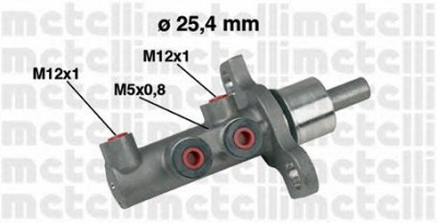 METELLI 050439 -  Главный тормозной цилиндр