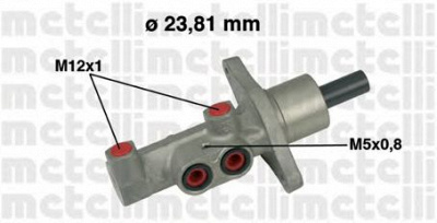 METELLI 050475 -  Главный тормозной цилиндр