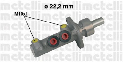 METELLI 050482 -  Главный тормозной цилиндр