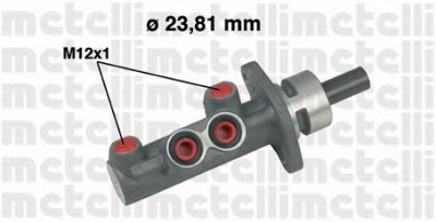 METELLI 050488 -  Главный тормозной цилиндр
