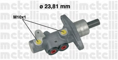 METELLI 050490 -  Главный тормозной цилиндр