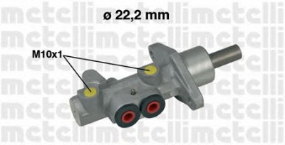 METELLI 050492 -  Главный тормозной цилиндр