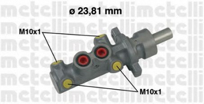 METELLI 050504 -  Главный тормозной цилиндр