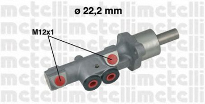 METELLI 050534 -  Главный тормозной цилиндр