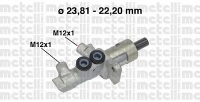 METELLI 050548 -  Главный тормозной цилиндр
