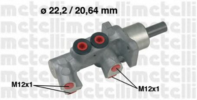 METELLI 050551 -  Главный тормозной цилиндр