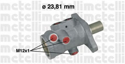 METELLI 050556 -  Главный тормозной цилиндр