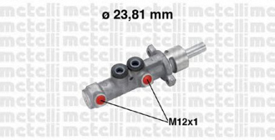 METELLI 050572 -  Главный тормозной цилиндр