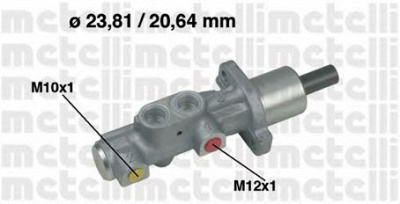 METELLI 050576 -  Главный тормозной цилиндр