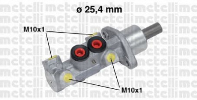 METELLI 050604 -  Главный тормозной цилиндр