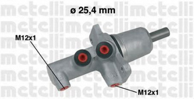 METELLI 050616 -  Главный тормозной цилиндр