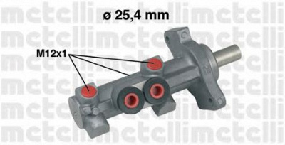METELLI 050618 -  Главный тормозной цилиндр