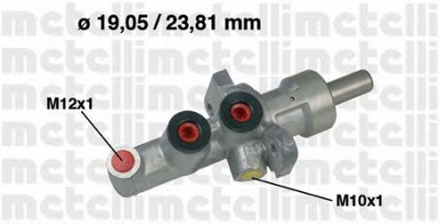 METELLI 050619 -  Главный тормозной цилиндр