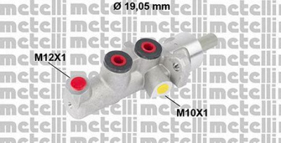 METELLI 050620 -  Главный тормозной цилиндр