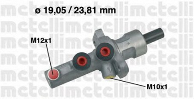 METELLI 050621 -  Главный тормозной цилиндр