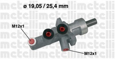 METELLI 050624 -  Главный тормозной цилиндр