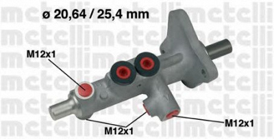 METELLI 050628 -  Главный тормозной цилиндр