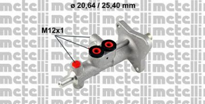 METELLI 050629 -  Главный тормозной цилиндр