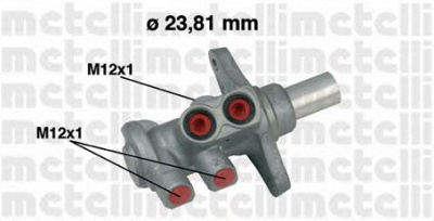 METELLI 050639 -  Главный тормозной цилиндр