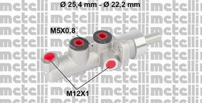 METELLI 050662 -  Главный тормозной цилиндр