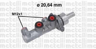 METELLI 050667 -  Главный тормозной цилиндр