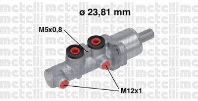 METELLI 050668 -  Главный тормозной цилиндр