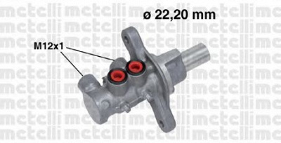 METELLI 050674 -  Главный тормозной цилиндр