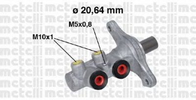 METELLI 050682 -  Главный тормозной цилиндр