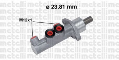 METELLI 050687 -  Главный тормозной цилиндр