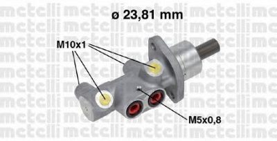METELLI 050704 -  Главный тормозной цилиндр