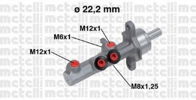 METELLI 050721 -  Главный тормозной цилиндр