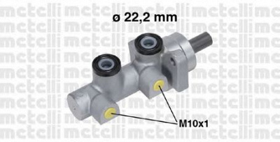 METELLI 050722 -  Главный тормозной цилиндр