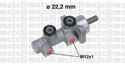 METELLI 050723 -  Главный тормозной цилиндр