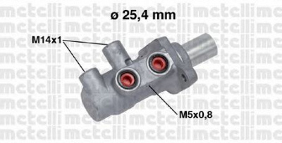 METELLI 050747 -  Главный тормозной цилиндр