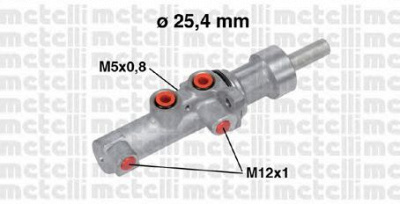 METELLI 050752 -  Главный тормозной цилиндр