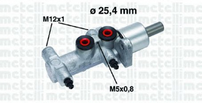 METELLI 050766 -  Главный тормозной цилиндр