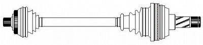 METELLI 170360 -  Приводной вал