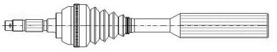 METELLI 170379 -  Приводной вал