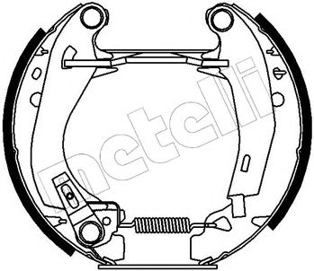 METELLI 510010 -  Комплект тормозных колодок