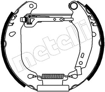 METELLI 510013 -  Комплект тормозных колодок