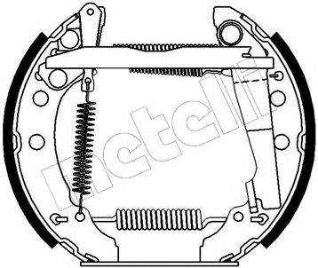 METELLI 510031 -  Комплект тормозных колодок